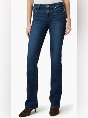 PAIGE Manhattan High Rise Bootcut Jeans Medium Wash Giselle 27